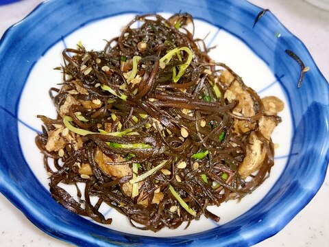 ひじきと豆苗の煮物